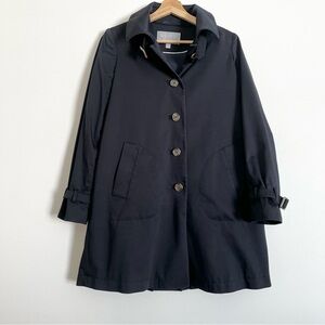 2 / XS Pure Collection Navy Blue Water Resistant Trench